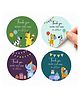 Zooplay India Return Gift Stickers for Birthday Party - Animal Party