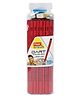 Flair Dart Wooden Pencil 2B Extra Dark Ergonomic Triangular Body with Erasers & Sharpener - 50 Pieces