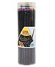 Flair Emoji Wooden Pencil 2B Extra Dark Ergonomic Triangular Body with Erasers & Sharpener - 50 Pieces