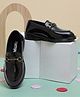 Freeplay Metal Applique Detailed Loafers - Black