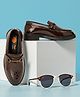 Freeplay Metal Applique Detailed Loafers - Tan