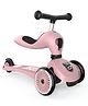 Scoot & Ride Highwaykick 1 2-in-1 Kids Scooter with Adjustable Seat & Handle - Pink