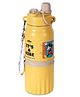 Jaypee Heroze PU Insulated Inner Stainless Steel Sipper Water Bottle for kids, Yellow - 600ml