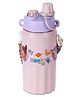 Jaypee Ribble 600ml Insulated Inner Stainless Steel Spout & Sipper Mouth Water Bottle With Handy Strap, Pink - 450 ml