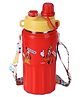 Jaypee Ribble 600ml Insulated Inner Stainless Steel Spout & Sipper Mouth Water Bottle With Handy Strap, Red - 450 ml