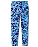 Pine Active Knit Full Length Camouflage Printed Leggings - Blue