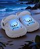 Yellow Bee Disney Featuring Stitch LED Applique Detailed Perforated Clogs - White