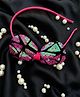 Radhya accessories Sequin Embellished Bow Applique Detailed Hair Band - Multi Colour