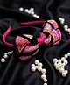Radhya accessories Sequin Embellished Bow Applique Detailed Hair Band - Multi Colour
