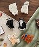 Radhya accessories Set Of 6 Animals Designed Claw Clips - Multi Colour