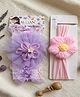 Radhya accessories Set Of 2 Floral Applique Detailed Headbands - Multi Colour