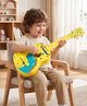 Play Nation 4-String Toy Guitar for Kids Yellow| Kids Musical Instrument| Tenor Guitar| Mini Acoustic Music Toy| Ideal Gifting Option| BIS Certified| Guitar Pick
