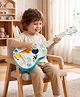 Play Nation 4-String Toy Guitar for Kids White| Kids Musical Instrument| Tenor Guitar| Mini Acoustic Music Toy| Ideal Gifting Option| BIS Certified| Guitar Pick