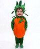 BookMyCostume Woven Full Sleeves Orange Costume - Orange & Green