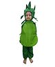 BookMyCostume Woven Full Sleeves Pear Costume - Green