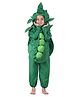 BookMyCostume Woven Full Sleeves Green Peas Costume - Green