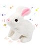 NEGOCIO Hopping Rabbit Interactive Electronic Pet Plush Bunny Toy with Sounds and Movements Animated Walking Wiggle Ears Twitch Nose Gift for Toddlers Birthday- PACK OF 1- COLOR MAY VARY