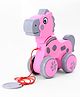 United Agencies My Little Horse Pull-Along Toy for Toddlers | Walking Companion Learning Toy - Pink