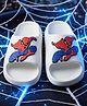 Yellow Bee Marvel Featuring Spider Man Applique Detailed Sliders - White
