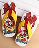 Cute Walk by Babyhug Marvel Slip On Flip Flops with Spider Man Print -  White & Red