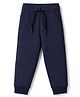Doreme Knit Full Length Fleece Pant - Navy Blue
