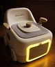 Mi Arcus Potty Training Seat with Lights & Disposable Bags Included - Cream