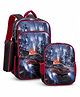 Echo Boomers  18 Inches 3 Piece Racing Style School Backpack Set for Boys Kids Backpack with Lunch Bag & Pencil Case