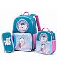 Echo Boomers  16 Inches  3 Piece Cute Character School Backpack Set for Girls Kids Backpack with Lunch Bag & Pencil Case