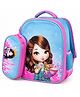 Echo Boomers  16 Inch Cute Girls School Backpack  Kids Backpack with Detachable Pouch