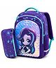 Echo Boomers 18 Inch Girls School Backpack  Sparkly Character Kids Backpack with Detachable Pouch
