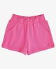Tommy Hilfiger Cotton Knit Knee Length Solid Shorts - Pink