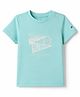 Tommy Hilfiger Cotton Knit Half Sleeves T-Shirt with Logo Print - Green