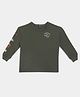 Tommy Hilfiger Printed Relaxed Fit Cotton Knit T-Shirt - Olive Green