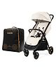 Loopie Hop Baby Stroller with Rain Cover and Stroller Bag - Ivory Marble
