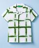 UCB Cotton Woven Half Sleeves Gradation Effect Shirt - Green