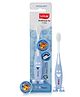 LuvLap Smiley Baby Toothbrush With Soft Bristles & Hygiene Cap BPA Free For Kids 1 years+ - Blue