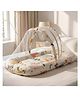 StarAndDaisy 3 in 1 Baby Mosquito Net and Sleeping Nest for Newborn Baby and Toddler Soft Comfortable Bed with Washable Design Portable Breathable and Safe for Babies 0 to 12 Months