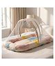 StarAndDaisy 3 in 1 Baby Mosquito Net and Sleeping Nest for Newborn Baby and Toddler Soft Comfortable Bed with Washable Design Portable Breathable and Safe for Babies 0 to 12 Months