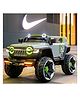 Ebabykart Kids 4X4 Heavy Duty 12V Electric Ride On Jeep for Kids with Remote Control 1-7Yrs Car Battery Operated Ride On (Grey)