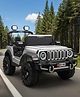 Ebabykart Kids Thar 12V Electric Ride On Jeep for Kids with Remote Control, Music and Light1-7 Yrs Car Battery Operated Ride On (Painted Grey)