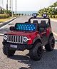Ebabykart Kids Thar 12V Electric Ride On Car For Kids With Remote Control, Music 1-7 Yrs Car Battery Operated Ride On (Painted Red)