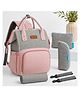 Motherly Envy Diaper Bag for Mothers for Travel with Accessories | Spacious and Waterproof Diaper Bags for Mom | Baby Bag for Mother Travel | Maternity Bags for Mother-Pink & Grey