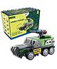 ThinkerPlace STEM Armored Vehicle Building Blocks Set (84 Pcs) | DIY Machine Gun Toy for Kids 7+ Years (Boys & Girls) | Educational Construction | Creativity & Action Play Toy