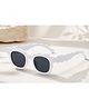Ortis Solid UV Protected Square Sunglasses - White