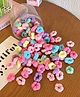 Ortis Set Of 80 Solid Rubber Bands - Multi Colour