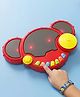 Disney Smiley Drum Musical Toy for Kids| Interactive Drum Set with 3 Drum Pads, Cymbal & Flashing 3D Lights| Educational Music Toy with Volume Control| Battery Operated
