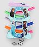 Disney Frozen 7-Level Racer Ramp Track Toy for Kids| Zig-Zag Racing Track with 7 Colorful Ramps & 4 Mini Cars| Montessori Educational Vehicle Toy for Toddlers| Easy Assembly - Blue