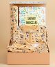 The Mom Store Sunset Safari 5 PCS New Born Gift Hamper Set - Shimmer