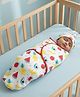 The Mom Store Baby Swaddle Blanket and Cap Set
