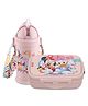 Jaypee Crimson PU Insulated 400ml Lunch Box & 270ml Stainless Steel Sipper Combo for Kids, Cartoon Printed, Leak Proof & BPA Free, Pink